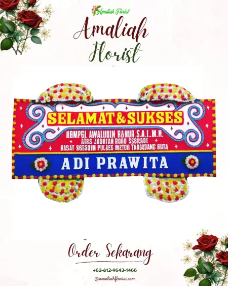 Papan Bunga Ucapan Selamat Buer