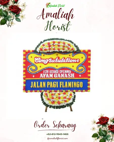 Sewa Papan Bunga Buer
